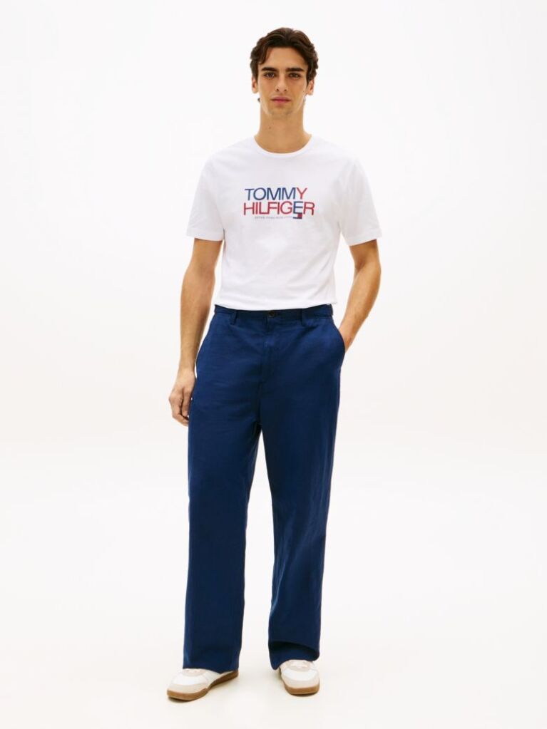 Άσπρο T-Shirt Με Λογότυπο Και Γραφικό Σχέδιο  Άνδρες