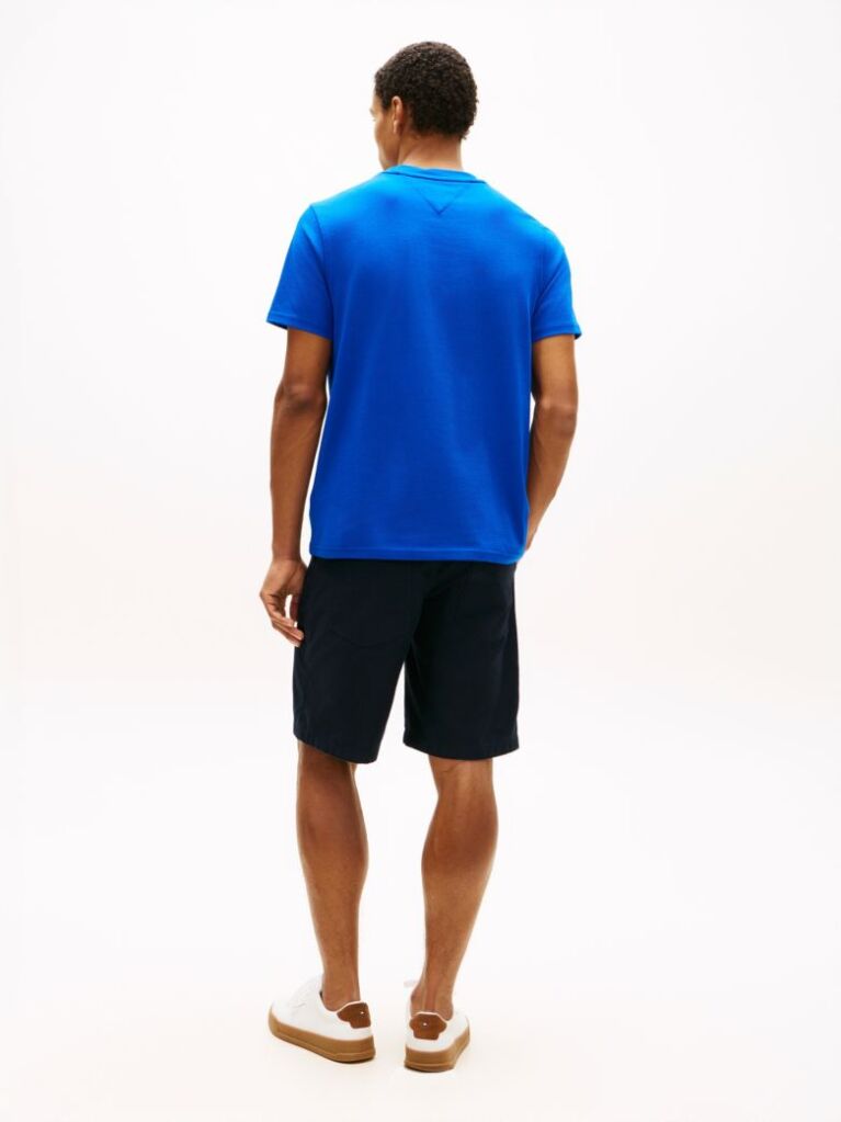 Μπλε T-Shirt Με Multicolour Λογότυπο Και Κλασική Λαιμόκοψη  Άνδρες