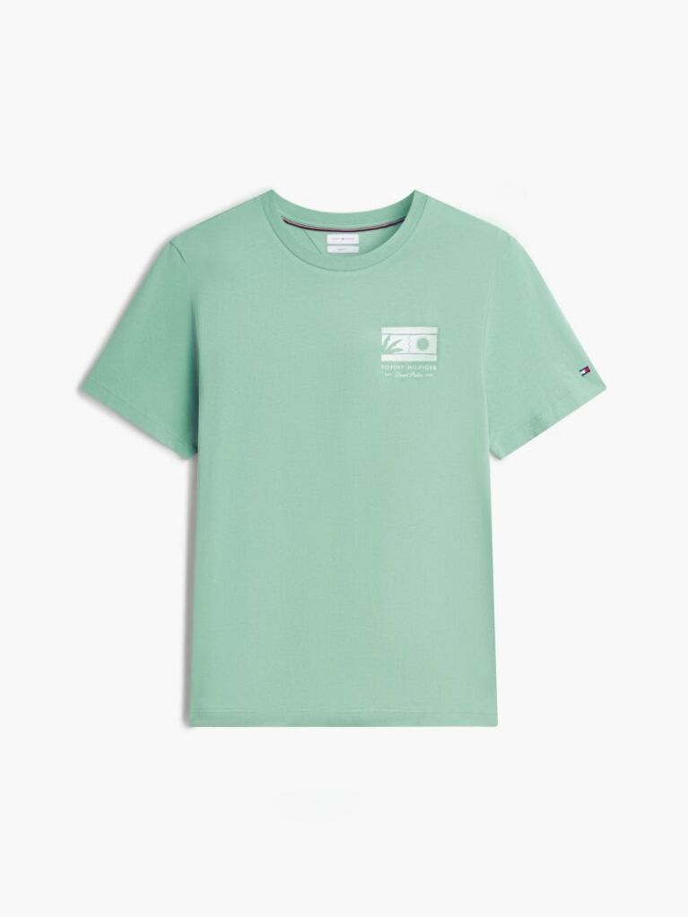 Πράσινο T-Shirt Με Λογότυπο Και Κλασική Λαιμόκοψη  Άνδρες