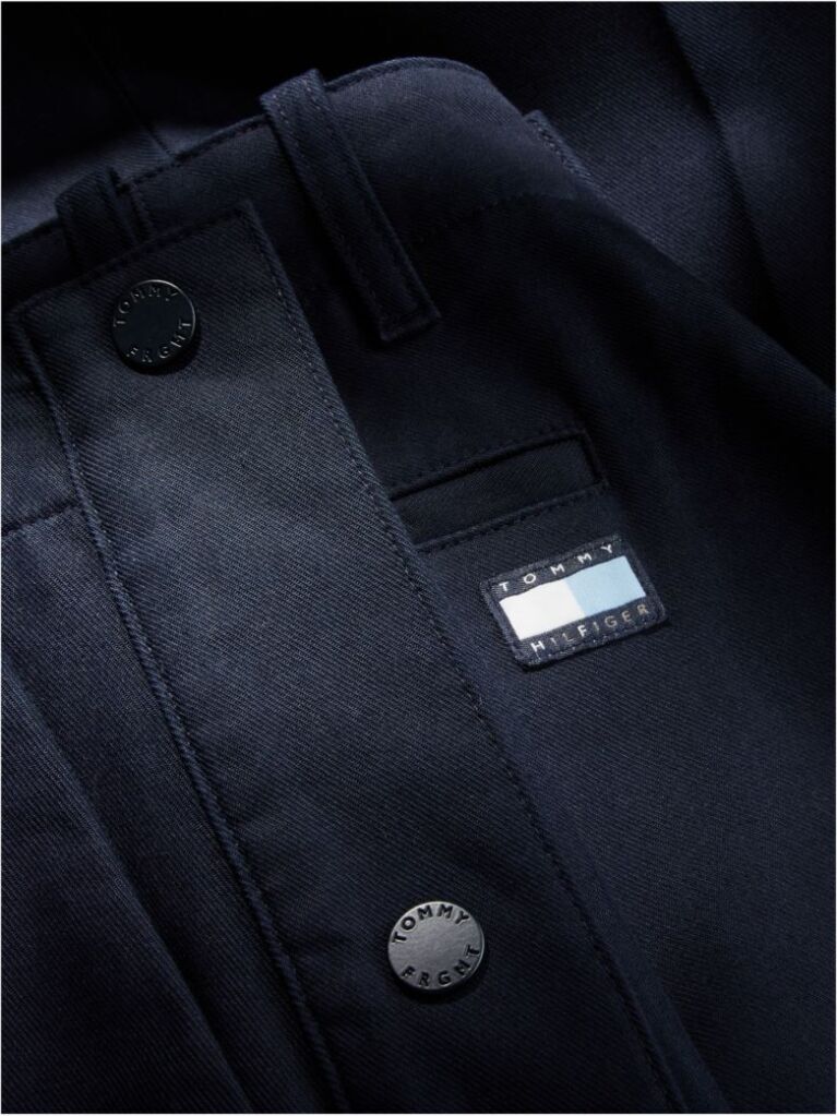 Blue Tommy Hilfiger x FRGMT Snap-Button Relaxed Chinos  Men