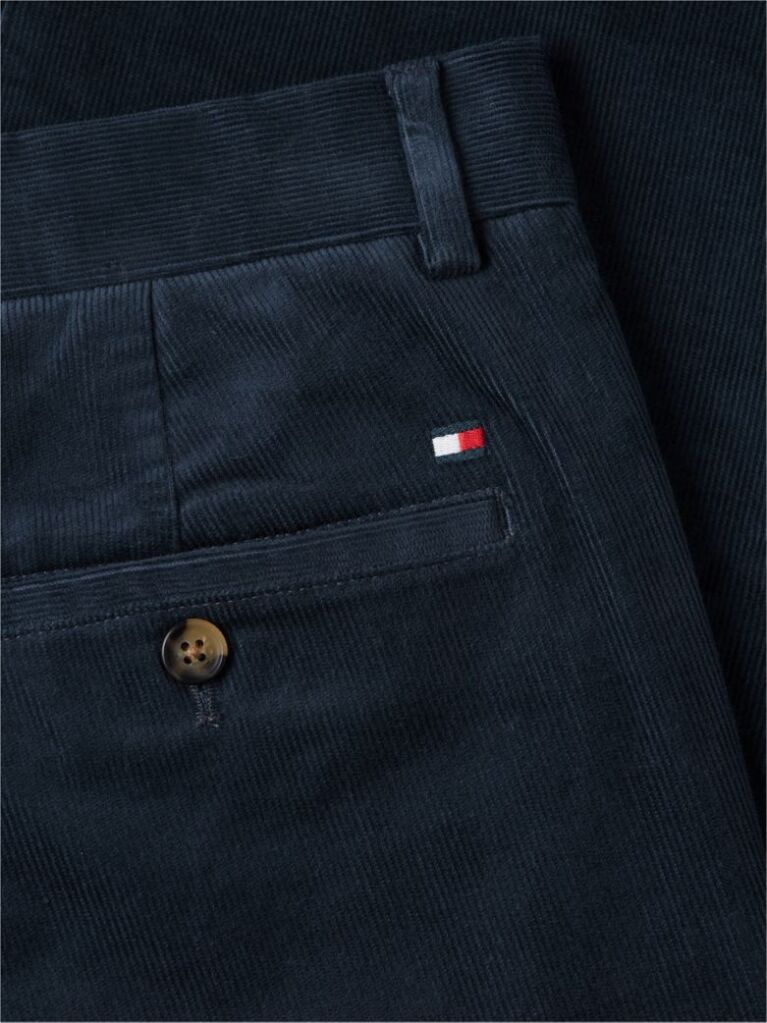Μπλε Denton Κοτλέ Παντελόνι Chinos Σε Slim Ίσια Γραμμή  Άνδρες