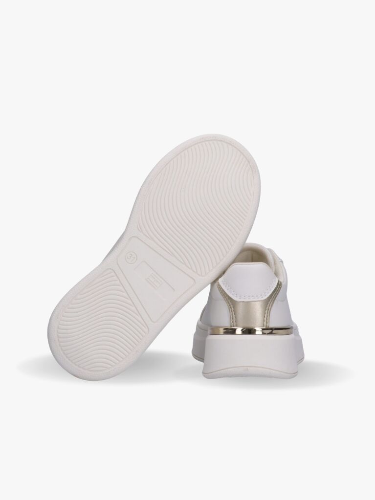 Άσπρο Sneakers Με Μονόγραμμα TH Και Μεταλλικές Λεπτομέρειες  Κορίτσια