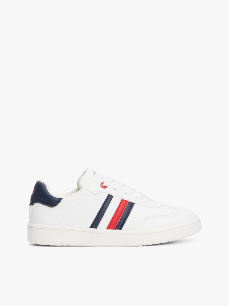 Άσπρο Sneakers Με Σχέδιο Σημαία  Παιδί Unisex