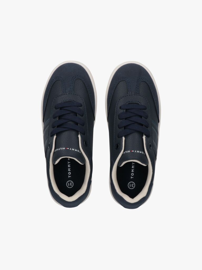 Blue Tonal Flag Sneakers  Kids Unisex