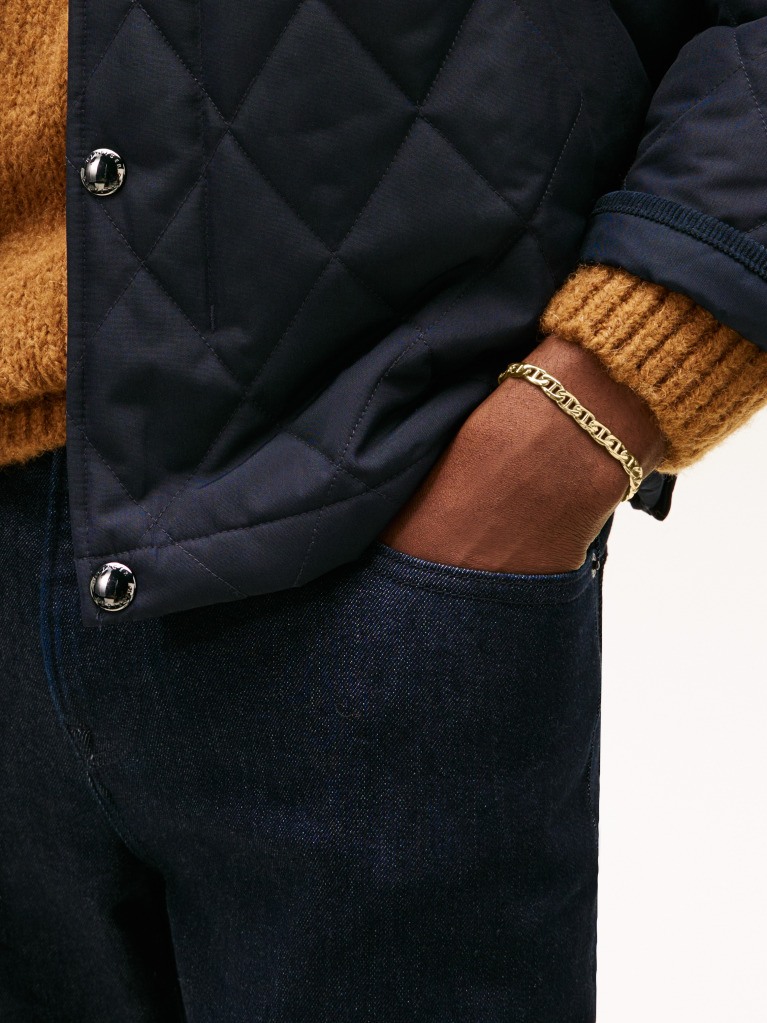 Gold Gold Plated Stainless Steel Bracelet  Men