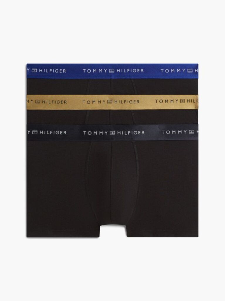 Multi 3-Pack Signature Metallic Logo Waistband Trunks  Men