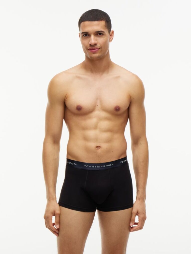 Multi 3-Pack Signature Metallic Logo Waistband Trunks  Men