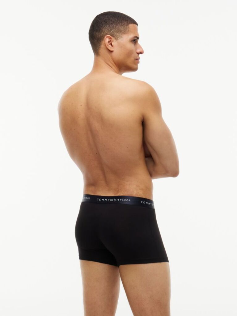 Multi 3-Pack Signature Metallic Logo Waistband Trunks  Men