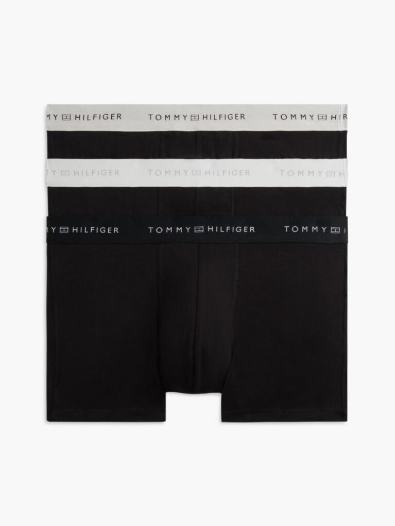 Multi 3-Pack Signature Metallic Logo Waistband Trunks  Men