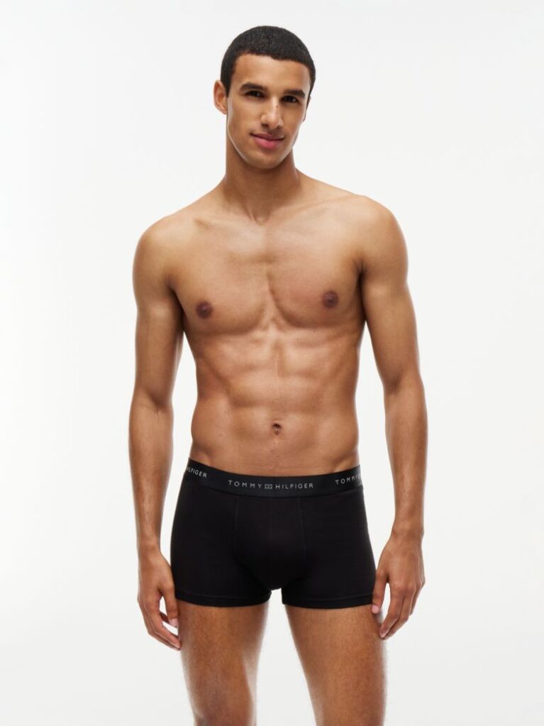 Multi 3-Pack Signature Metallic Logo Waistband Trunks  Men