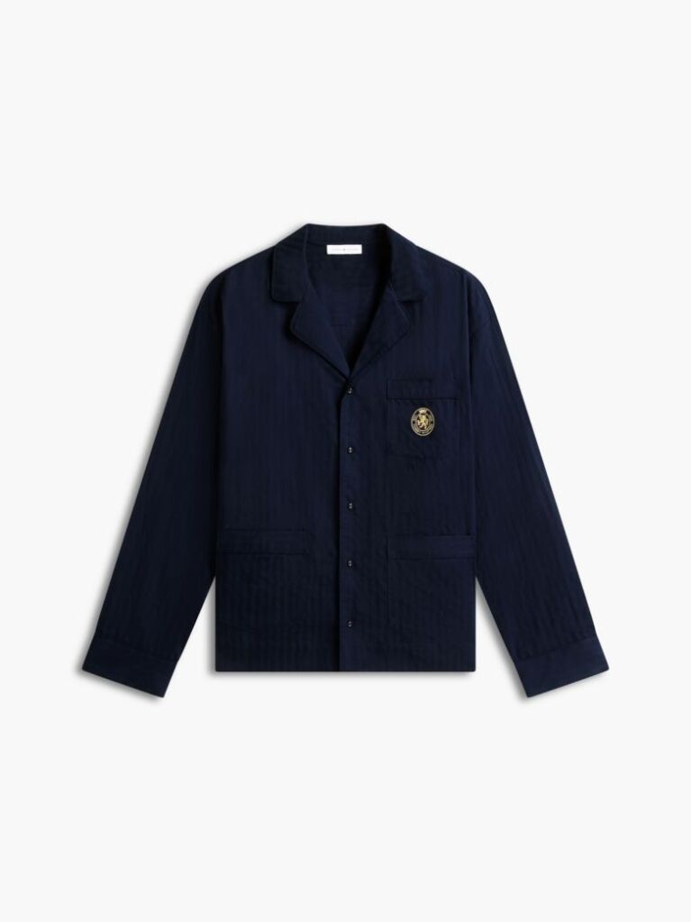 Blue Crest Long Sleeve Pyjama Set  Men