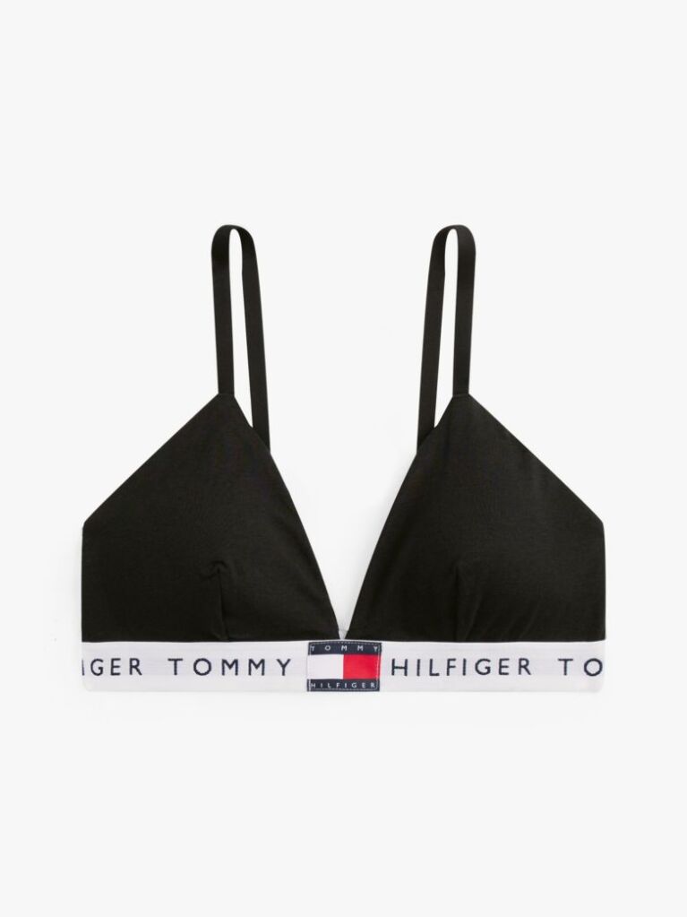 Μαύρο Heritage Σουτιέν Bralette Με Λογότυπο Και Ενίσχυση  Γυναίκες