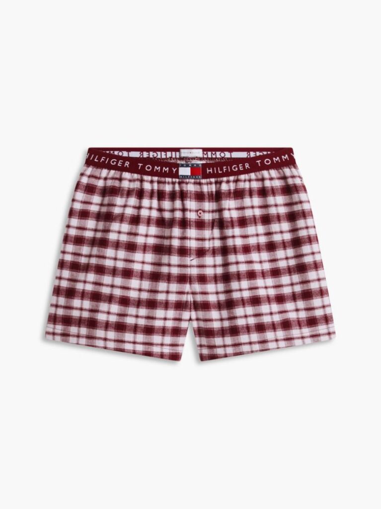 Multi Heritage Flannel Pyjama Set And Eye Mask Gift Box  Women