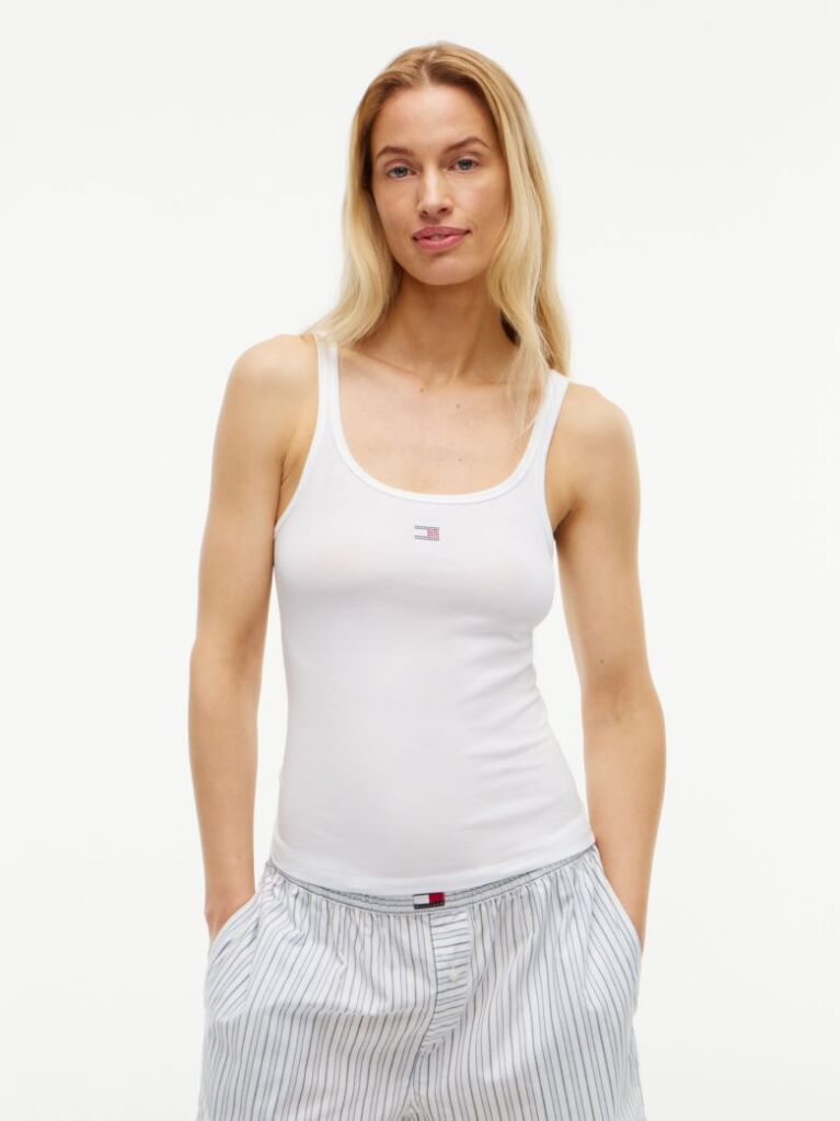 Multi 2-Pack Rhinestone Flag Lounge Tank Tops  Women