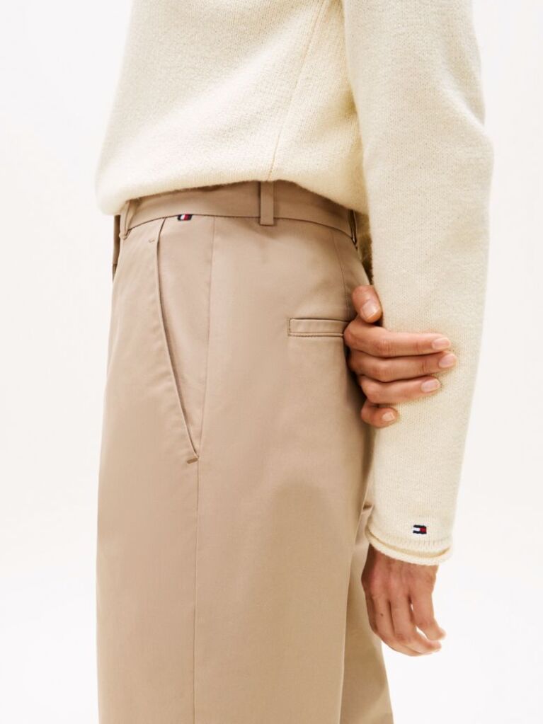 Μπεζ Slim Παντελόνι Chinos  Γυναίκες