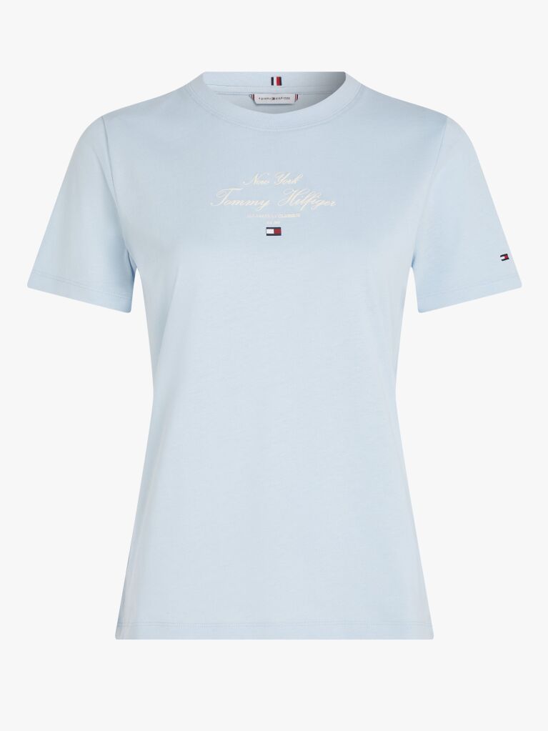 Μπλε T-Shirt Με Λογότυπο  Γυναίκες