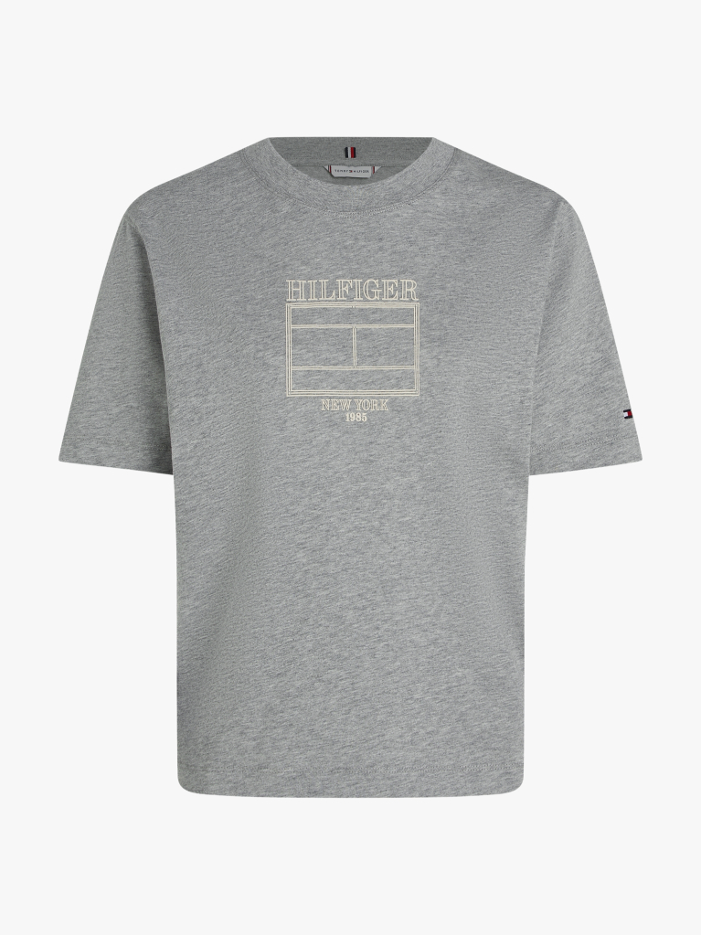 Γκρι T-Shirt Με Λογότυπο  Γυναίκες