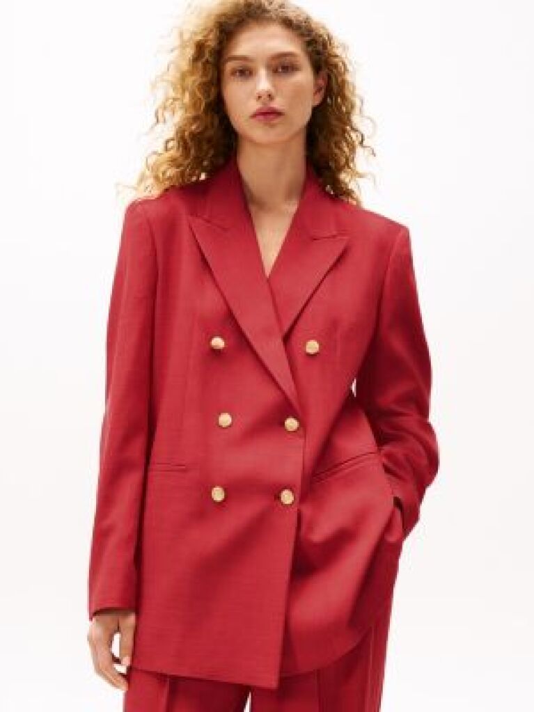 Κόκκινο The Sofia Capsule Blazer Με Διπλή Σειρά Κουμπιών  Γυναίκες