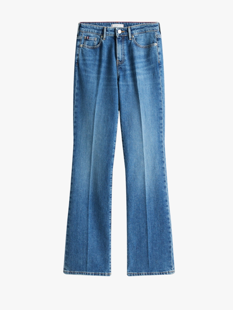 Μπλε Τζιν Παντελόνι Με Κανονική Μέση Και Bootcut Γραμμή  Γυναίκες
