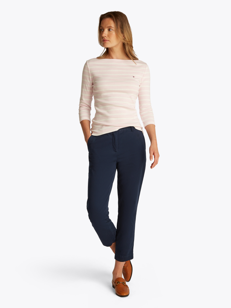 Blue Slim Fit Chinos  Women