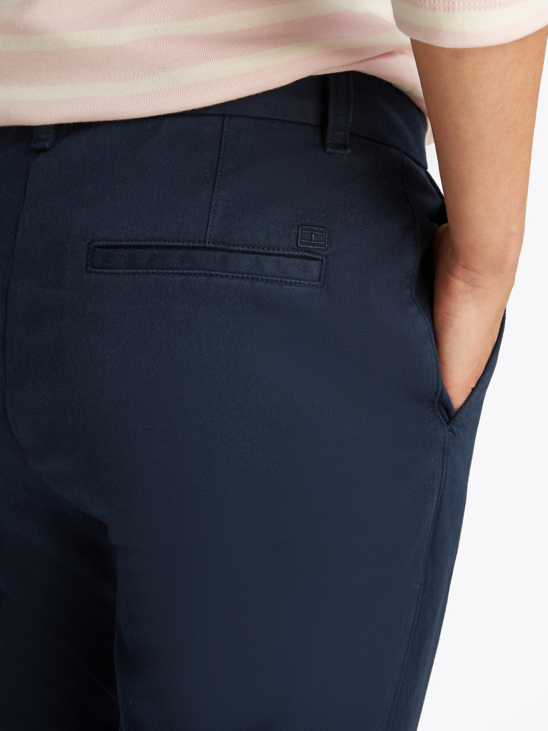 Blue Slim Fit Chinos  Women