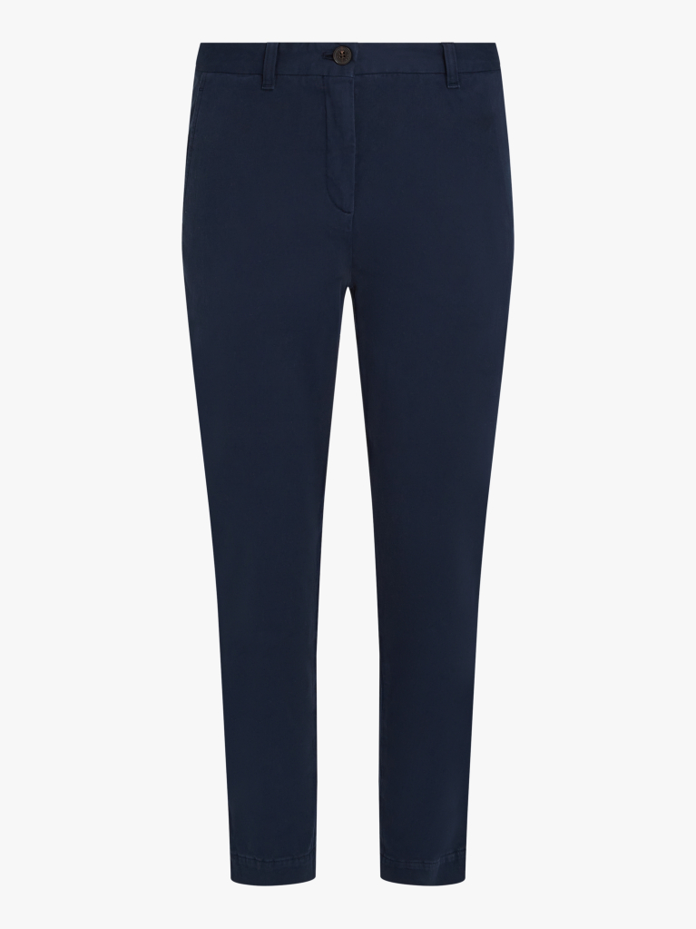 Blue Slim Fit Chinos  Women
