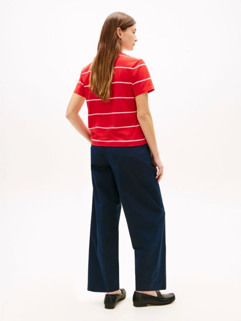 Multi T-Shirt Με Κλασική Λαιμόκοψη Και Κεντητό Λογότυπο  Γυναίκες