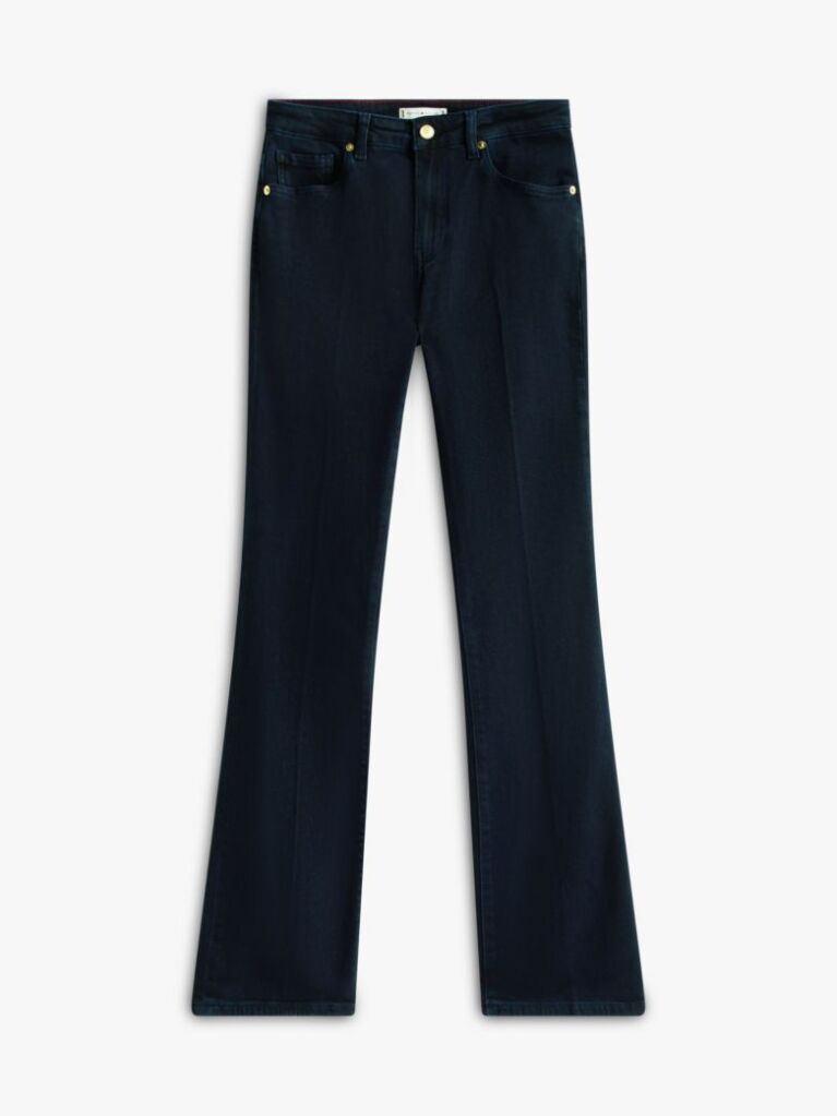 Μπλε Ψηλόμεσο Τζιν Σε Bootcut Γραμμή  Γυναίκες