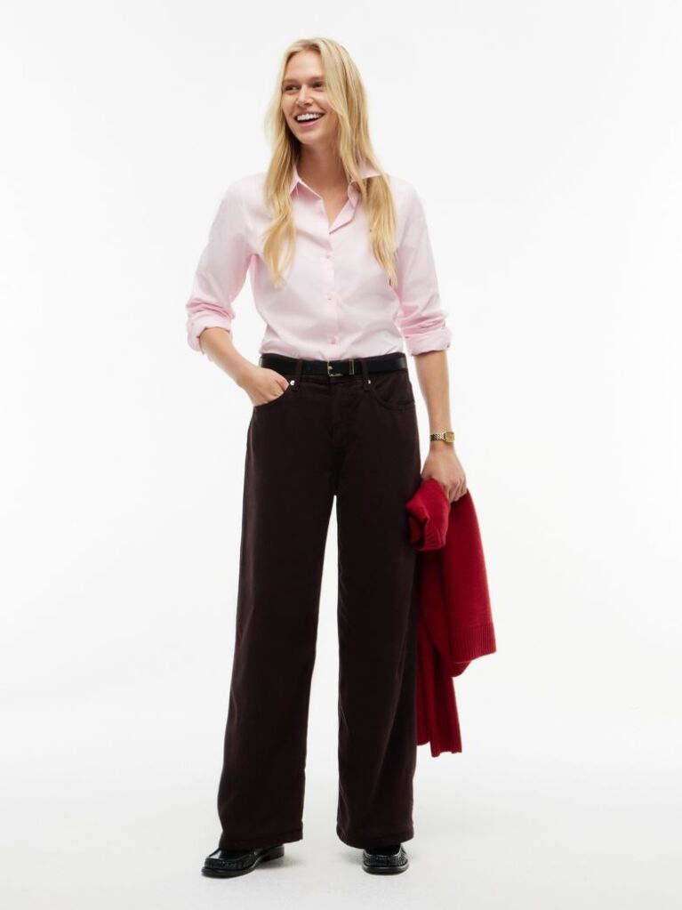 Brown Nola Low Rise Straight Jeans  Women
